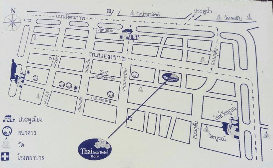 Thai Inter Korat Hotel นครราชสีมา ภายนอก รูปภาพ